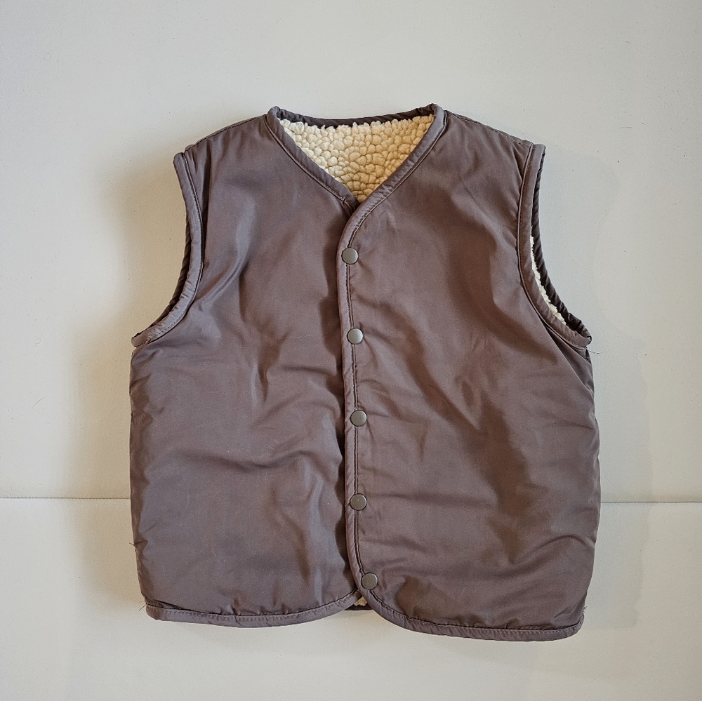 Kids sherpa lining vest